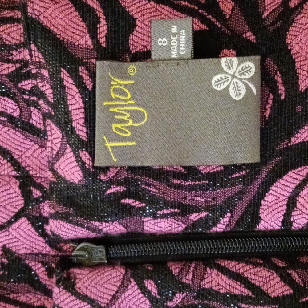 🖤Taylor🖤 - Magenta/Black Lace Cocktail Dress - Picture 3 of 16